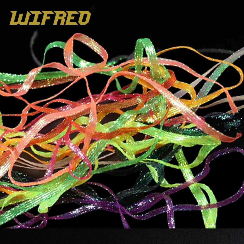 Fishing Equipment Bundle - 4Yards UV Fly Tying Pearl Braided