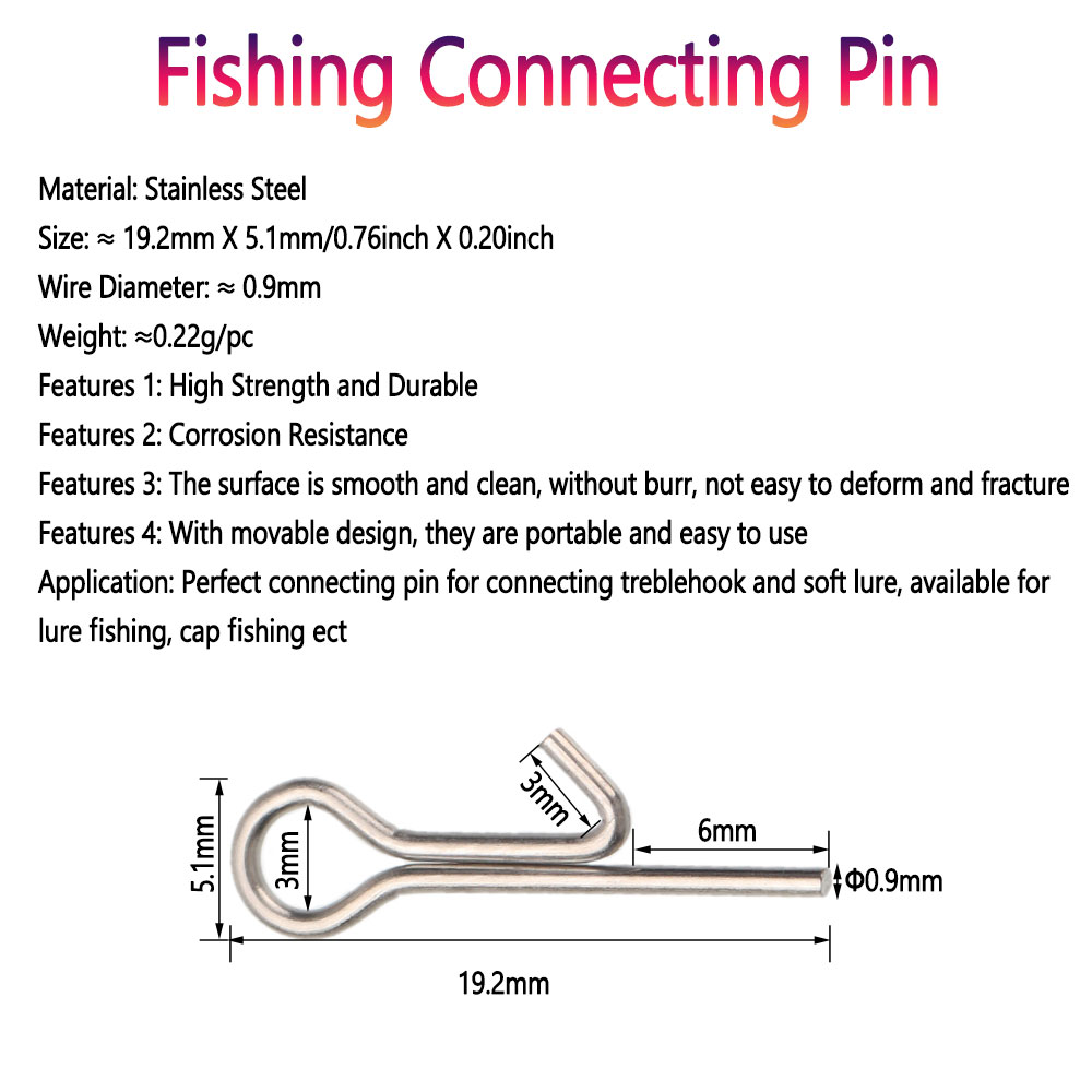 50/100pcs Fishing Bait Stinger - огляд і ціна Fishing Equipment Lures