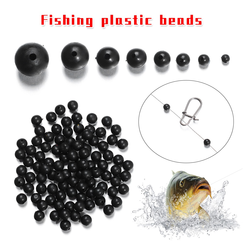 100pcs/lot Fishing Beads Space - огляд і ціна Fishing Equipment Lures