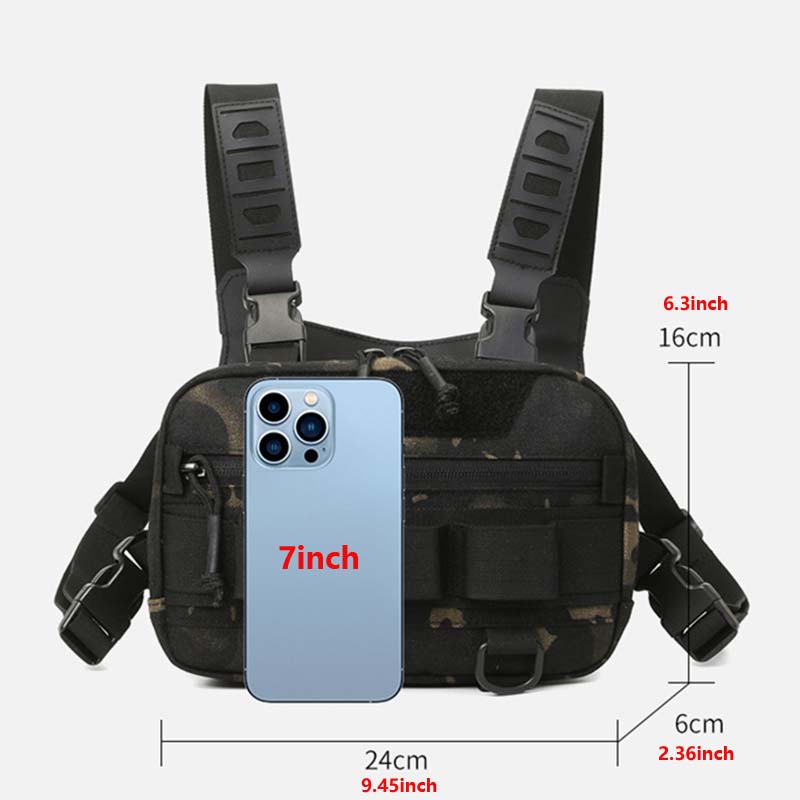Men's Tactical Chest Bag, Mult - огляд і ціна Fishing Equipment Essentials