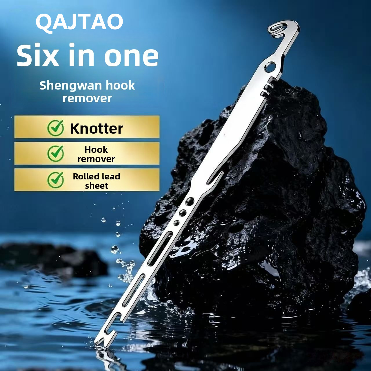 QAJTAO 4 Pieces 6-in-1 Stainle - огляд і ціна Fishing Equipment Pictures