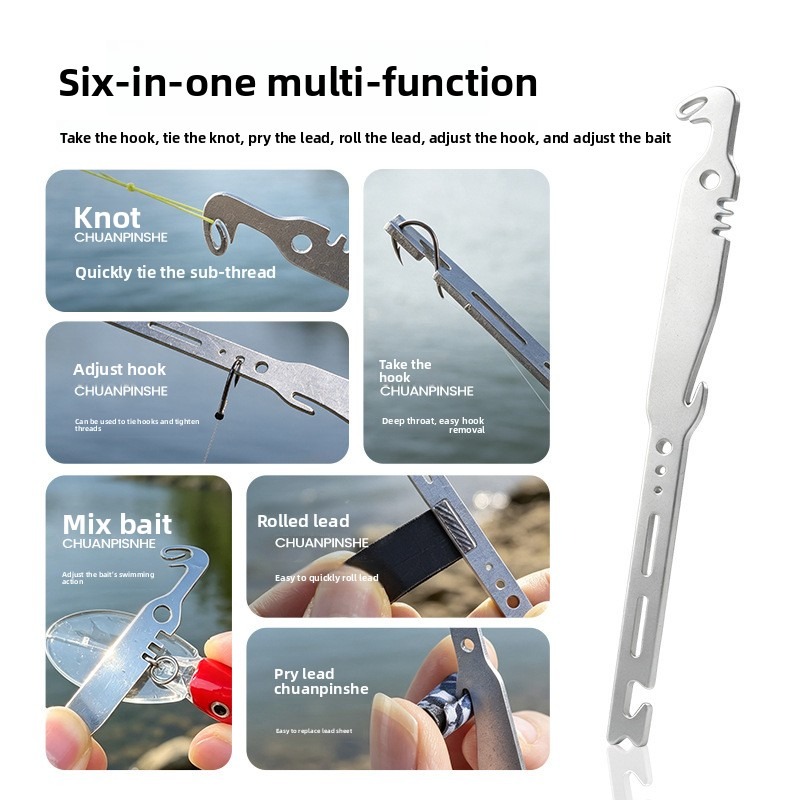 QAJTAO 4 Pieces 6-in-1 Stainle - огляд і ціна Fishing Equipment Pictures